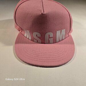 MSGM Kids logo-embroidered cotton hat